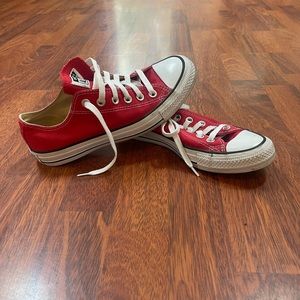 Converse All-Star Ox Red Unisex Sneakers Size W7/M5